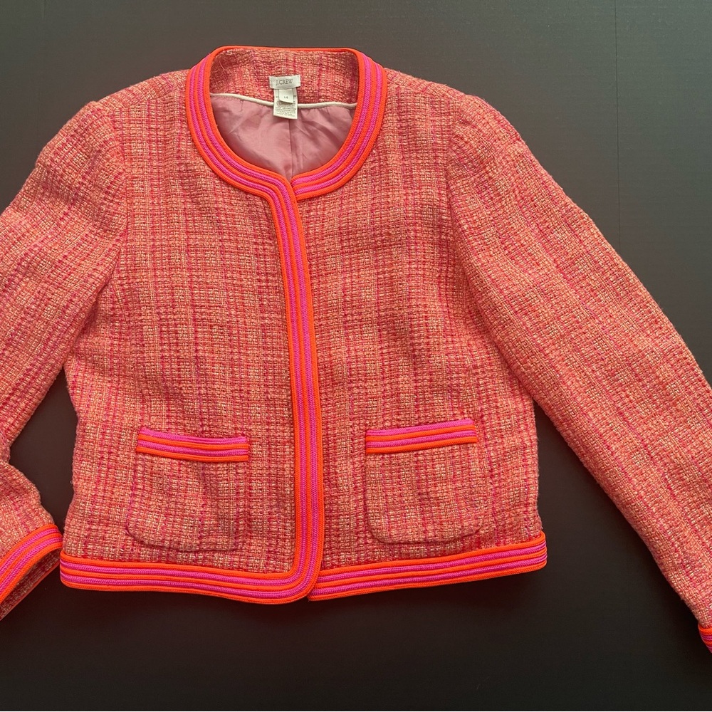 J. Crew Tweed Jacket Size 14